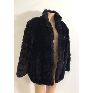 St. Moritz Vintage Fur Coat Made in Canada Womens 14